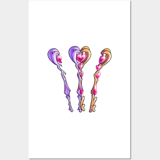 Heart Key Pack Posters and Art